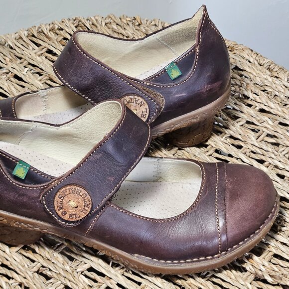 EL NATURALISTA Brown Heels, Women's size EU 38/US 7.5-8 - Picture 7 of 9